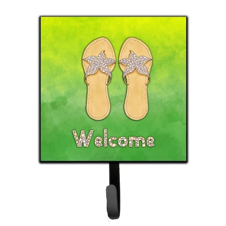 Carolines Treasures Flip Flops Welcome Leash or Key Holder BB7454SH4